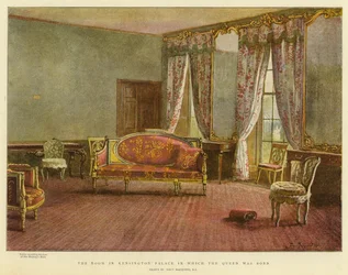 De kamer in Kensington Palace waar de koningin werd geboren